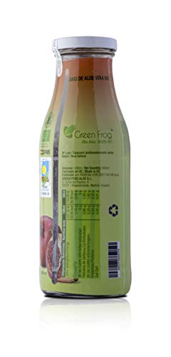Green Frog Jugo De Aloe Vera Bio Con Granada Pack De 2 Botellas