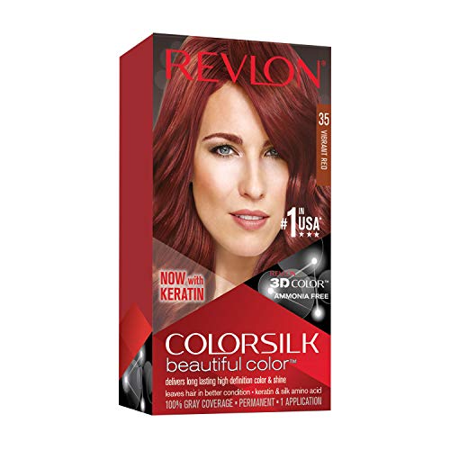 Revlon ColorSilk Tono 35 Rojo Vibrante