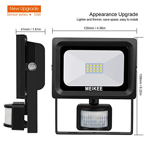 Meikee Foco Led Exterior Con Sensor Movimiento