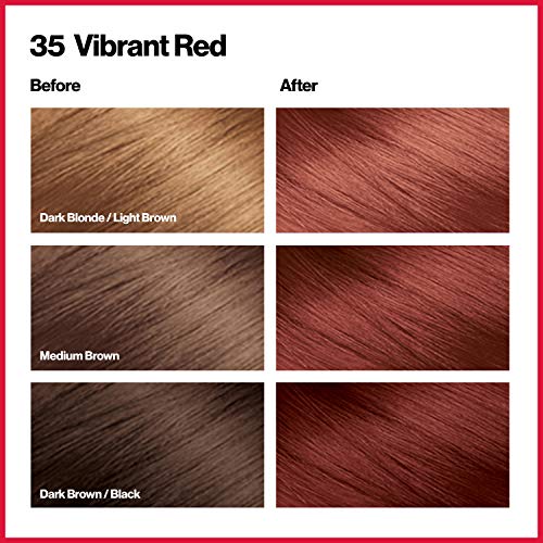Revlon ColorSilk Tono 35 Rojo Vibrante