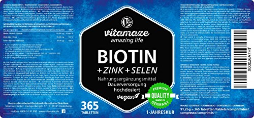 Vitamaze Biotina, Zinc Y Selenio